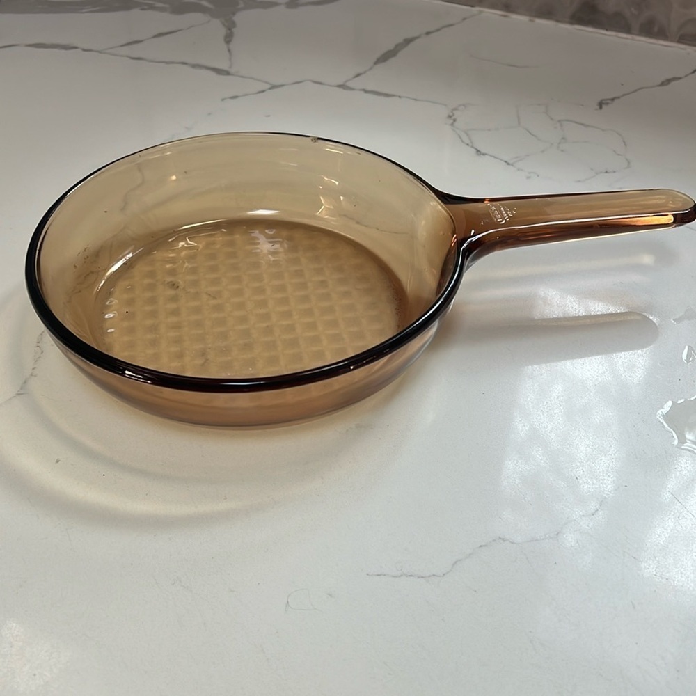 Pyrex Visions Corningware 7” Frying Sauce Pan Made in USA